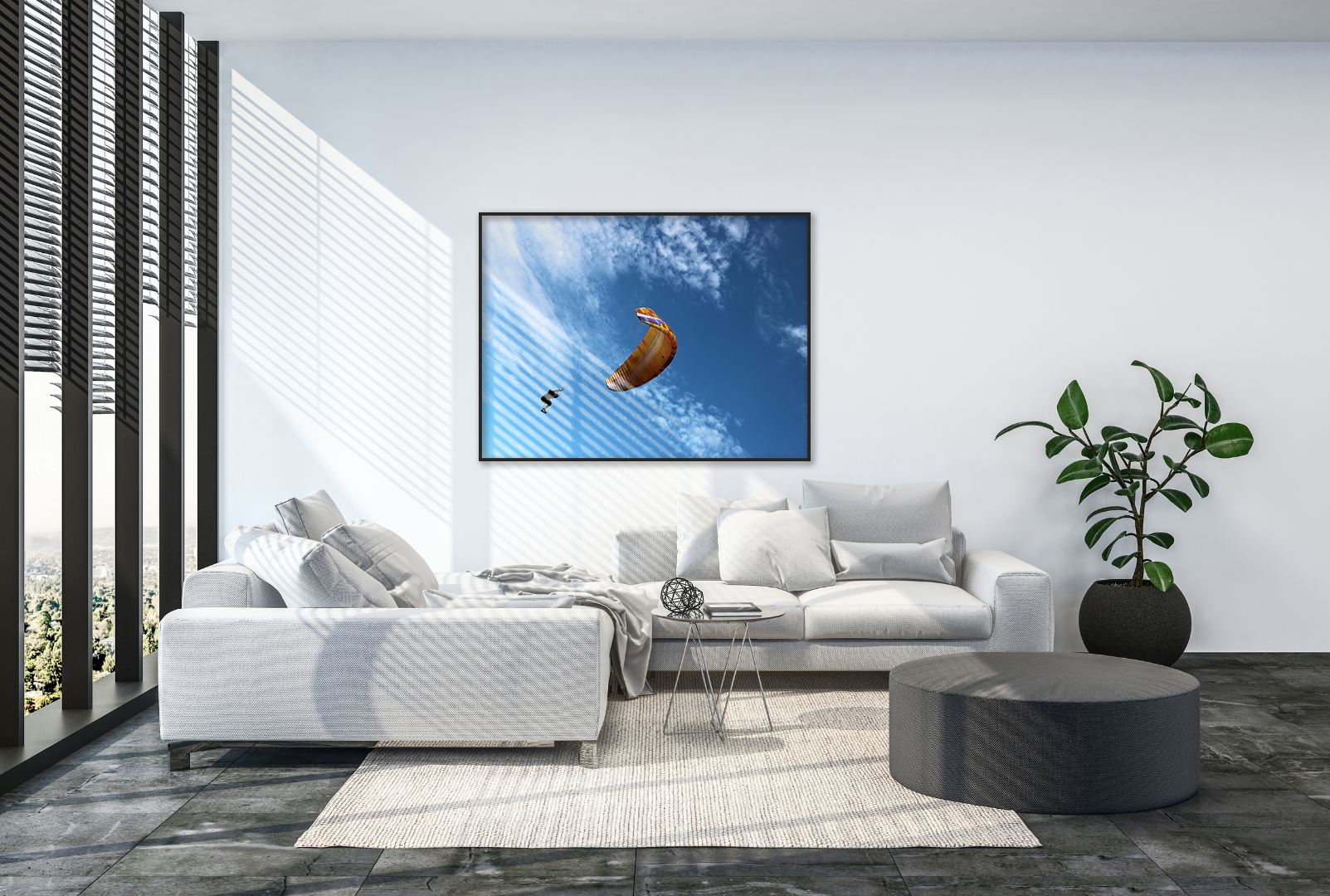 Gliding Through the Sky original abstract contextualised office art modern decor photo print by Blair Montague Drake